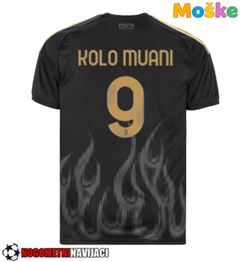 Moške Nogometnih dresov Juventus Randal Kolo Muani #9 Tretji 2026-27 Kratki rokavi Moške Nogometnih dresov Juventus Randal Kolo Muani #9 Tretji 2026-27 Kratki rokavi